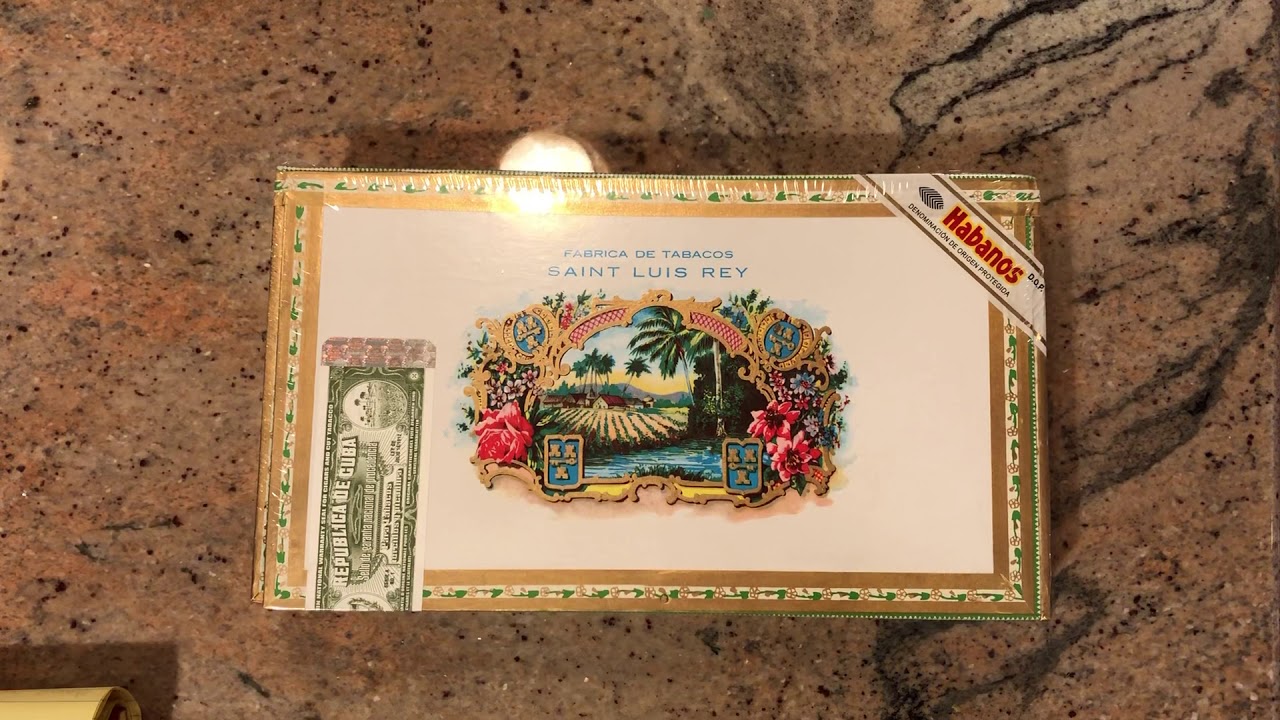 Cuban Cigar Box Opening - Saint Luis Rey Regios