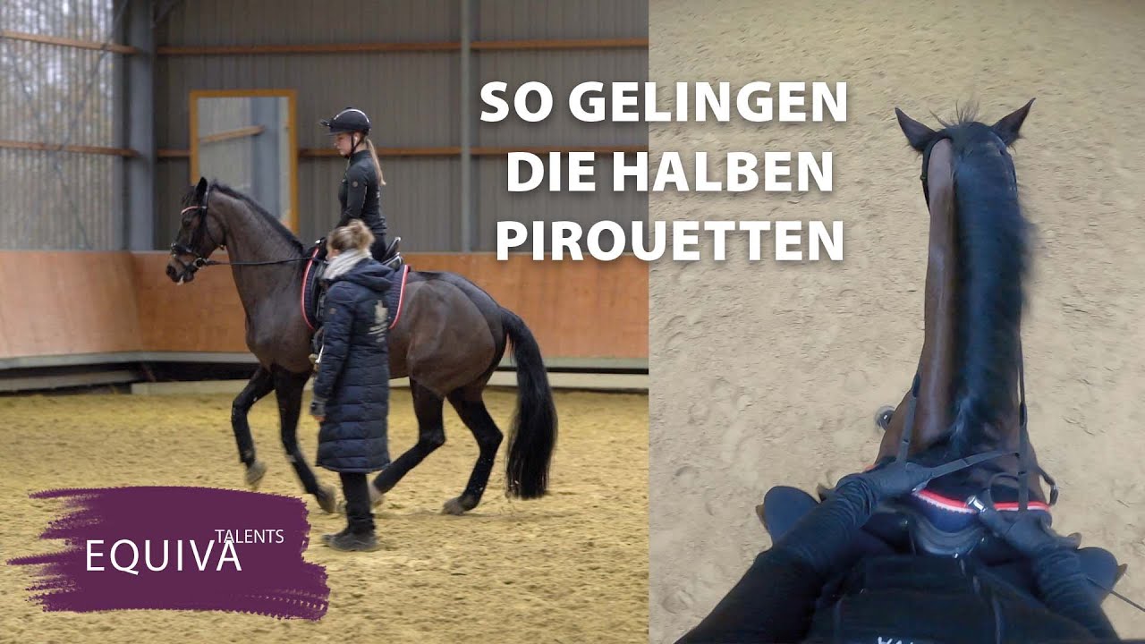 Halbe Pirouetten reiten - Talents lernen bei Nicole Uphoff-Selke