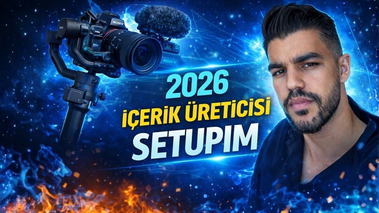 2026 İçerik Üreticisi Setupım | Kamera ve Video Ekipmanlarım