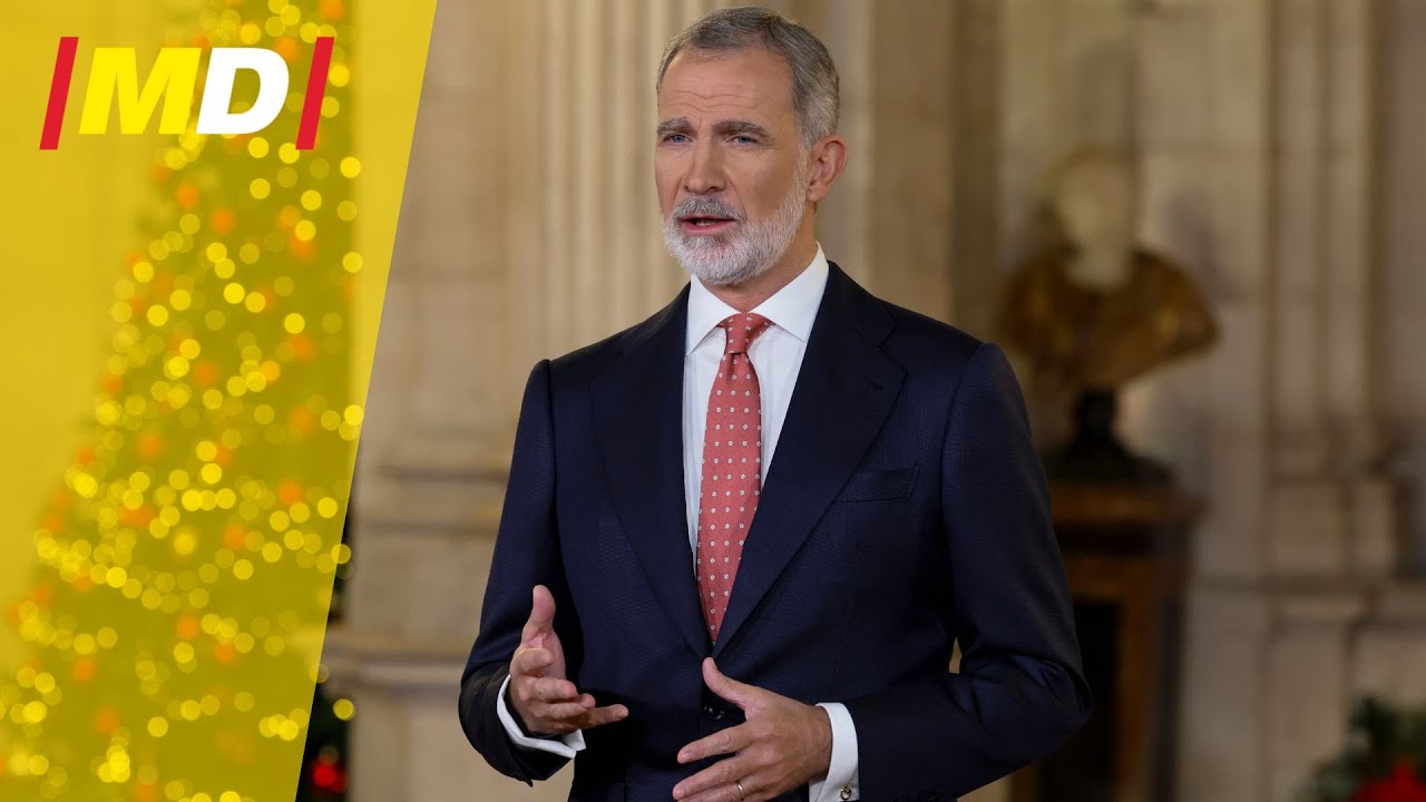 Felipe VI alerta del hastío político y pide convivencia en su Mensaje de Navidad 🎄DISCURSO COMPLETO