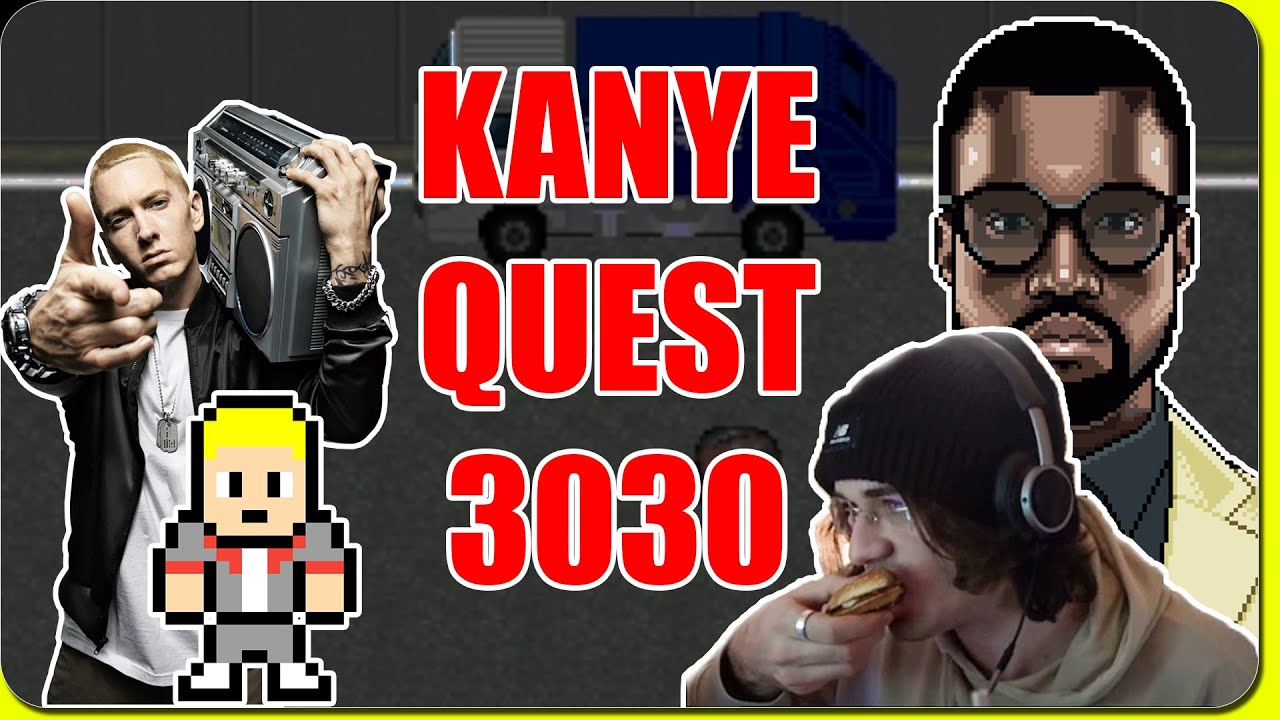 Kaktus bije  Eminema i Snoop Dogga w Kanye Quest 3030 skr&oacute;t Streama