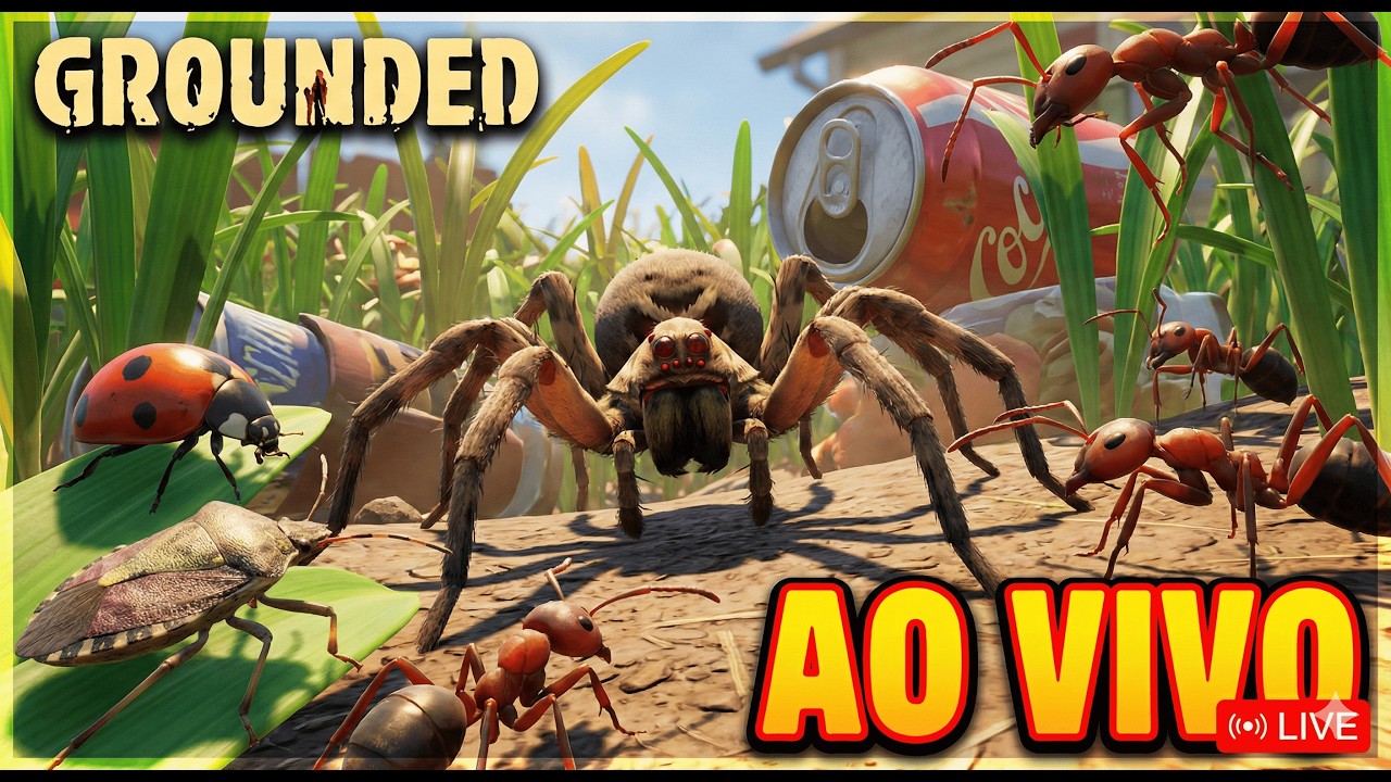ME ENCOLHERAM! 🕷️ MINHA PRIMEIRA VEZ NO QUINTAL DE GROUNDED
