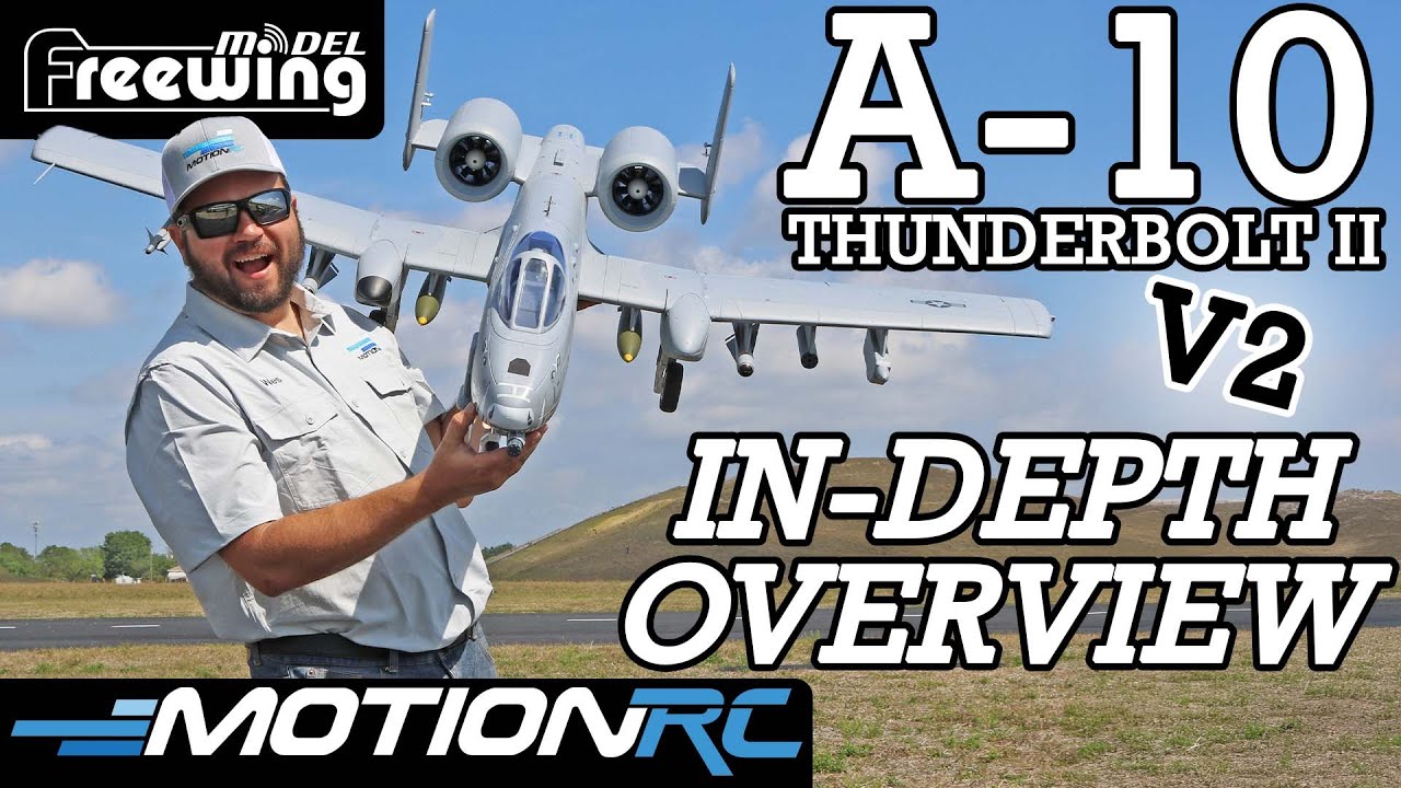 ALL NEW V2! Freewing A-10 Thunderbolt II Twin 80mm EDF Jet | In-Depth Overview | Motion RC