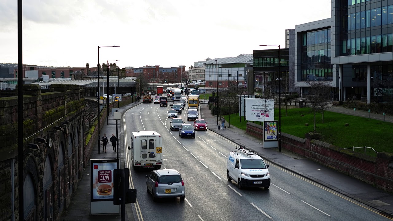 Sigma fp - 45mm f/2.8 ISO100 - Handheld, EIS On, ISO100, Sheffield Traffic 2
