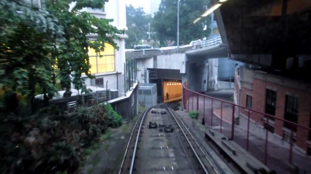 Hong Kong Peak Tram Ride 從香港山頂纜車的視圖