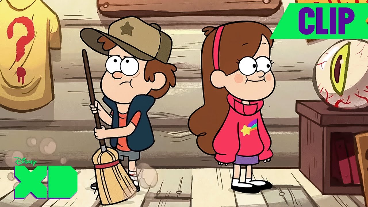 The First Scene of Gravity Falls | Meet Dipper and Mabel! | @disneychannel