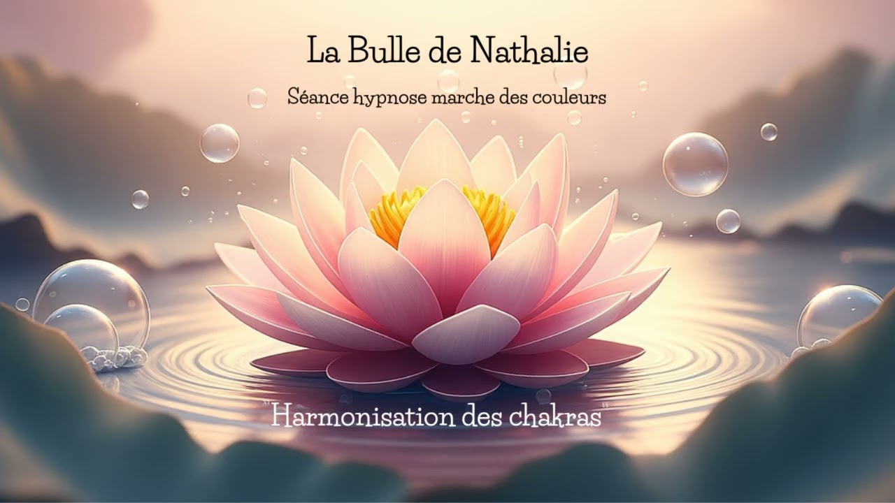 Séance hypnose-marche des couleurs-harmonisation des chakras-La Bulle de Nathalie #épisode 12