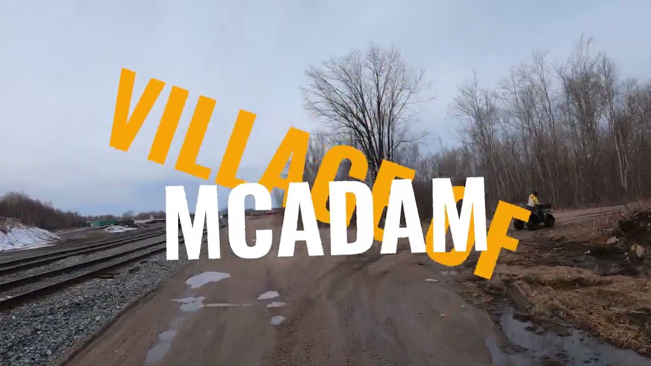 Winter McAdam New Brunswick ATV Run 2024 - Lots of Bikes and Fun
