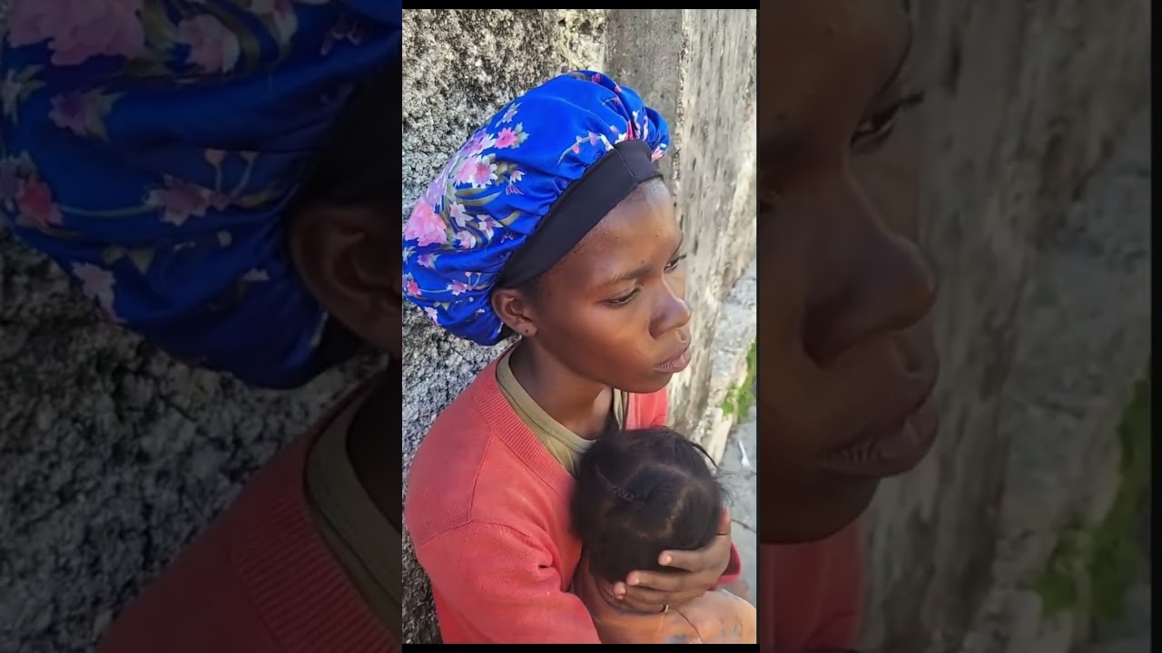 Yon jènn demwazèl 18 lane ak yon bebe  , kap pase anpil mizè potoprens
