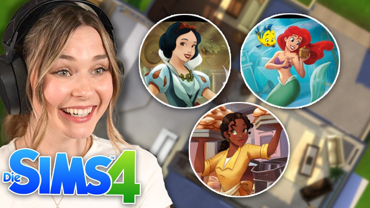 Ich baue in Sims 4, aber jeder Raum ist eine andere Disney Prinzessin! | simfinity