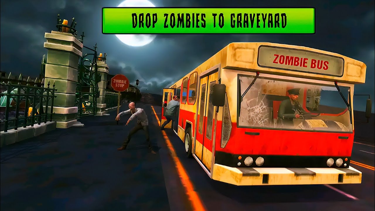 Chauffeur Bus de ville Zombie 🧟