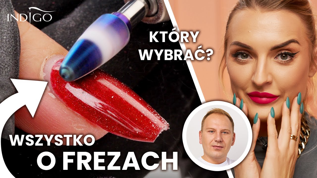 Frezy do paznokci - który do czego? Ściąganie hybrydy frezarką i frezowanie skórek! | Indigo Nails