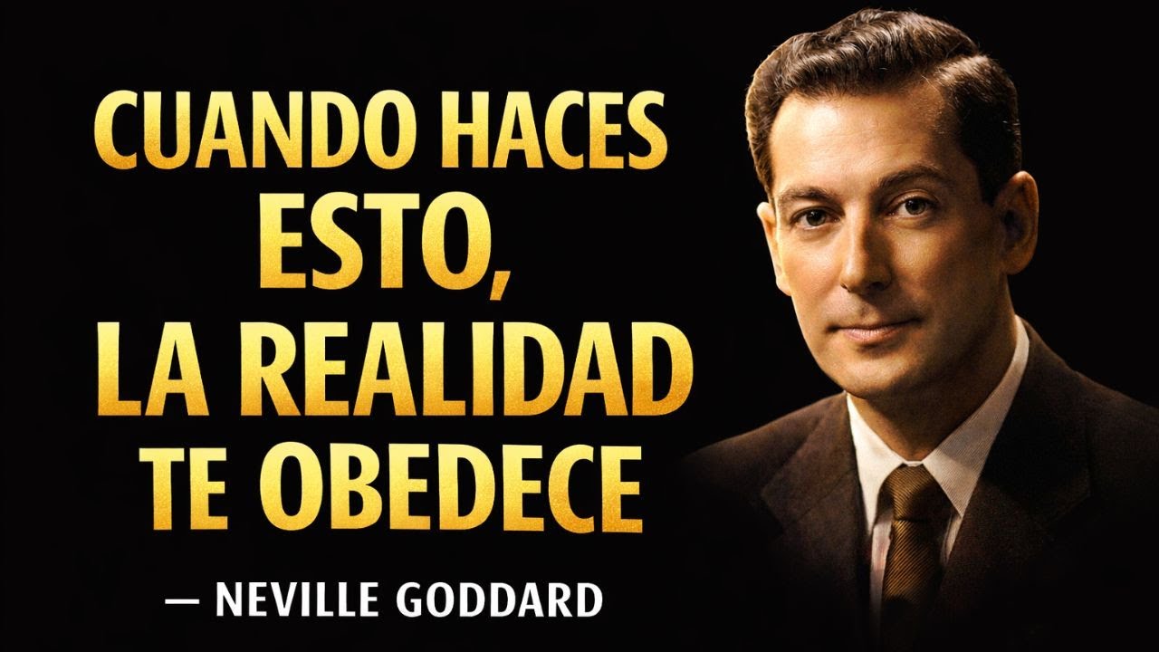 CUANDO HACES ESTO, LA REALIDAD TE OBEDECE – NEVILLE GODDARD