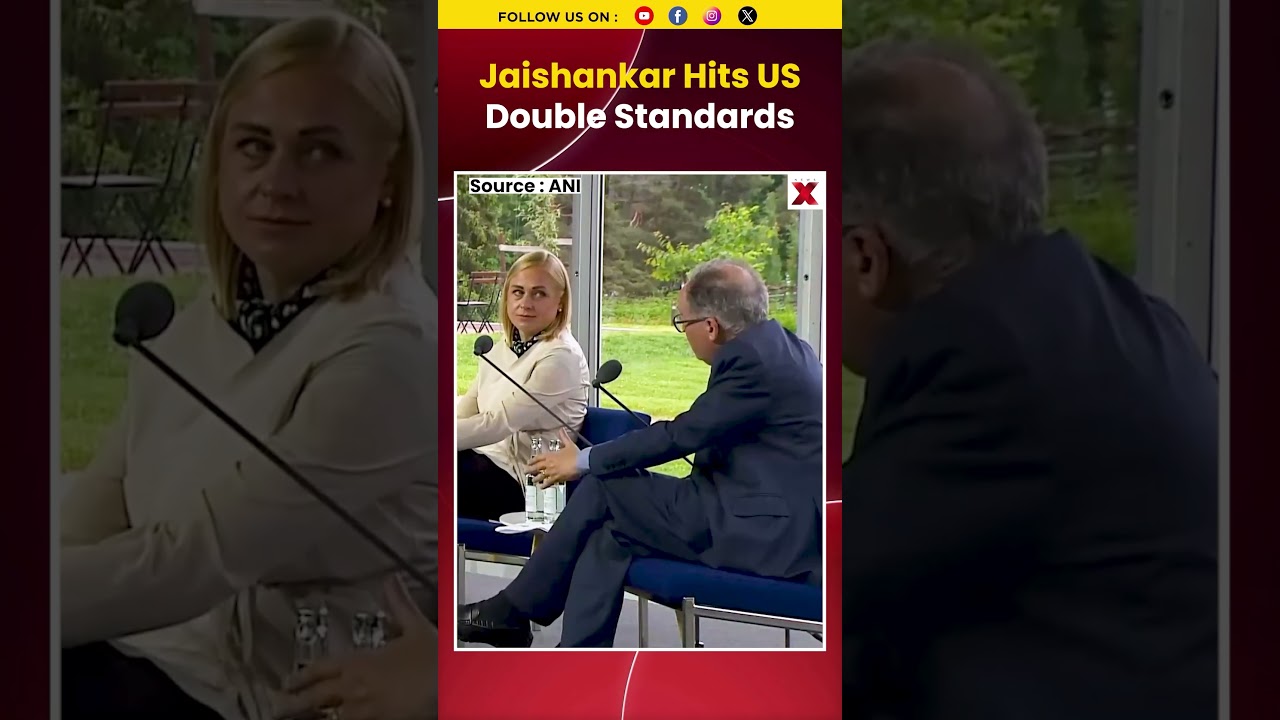 #mustwatch Jaishankar Slams US Double Standards, Says No &ldquo;Great Principle&rdquo; Involved