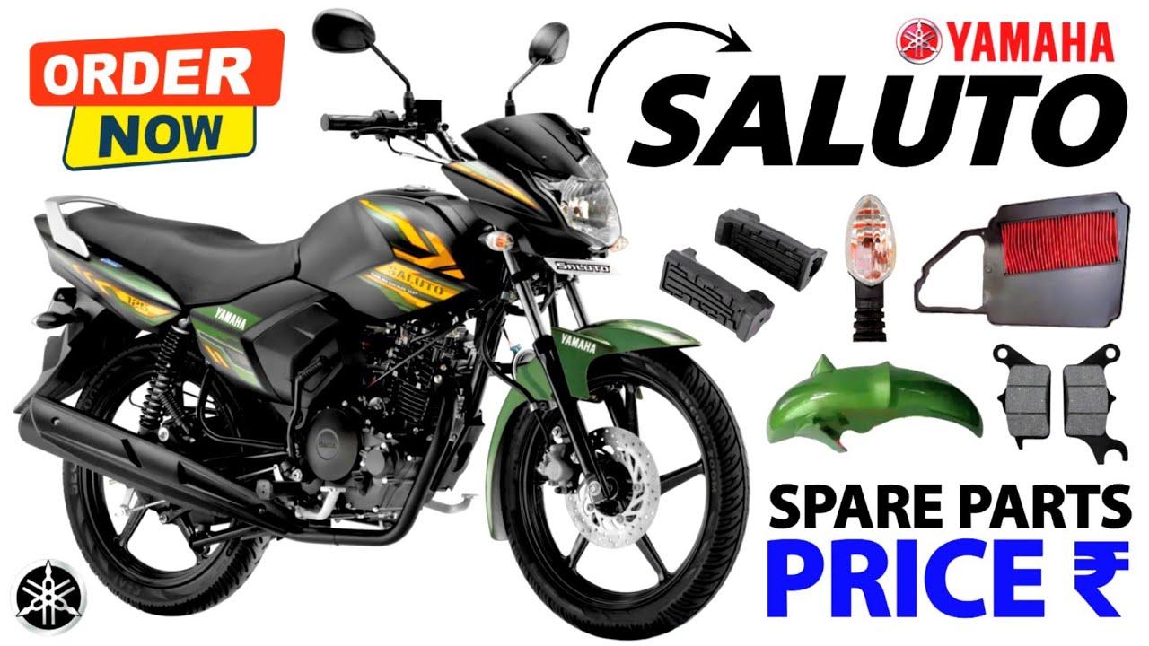 Yamaha Saluto 125 Spare Parts Price List 💚 | All INDIA Online Shopping 🚚🇮🇳 +91 98932 35053