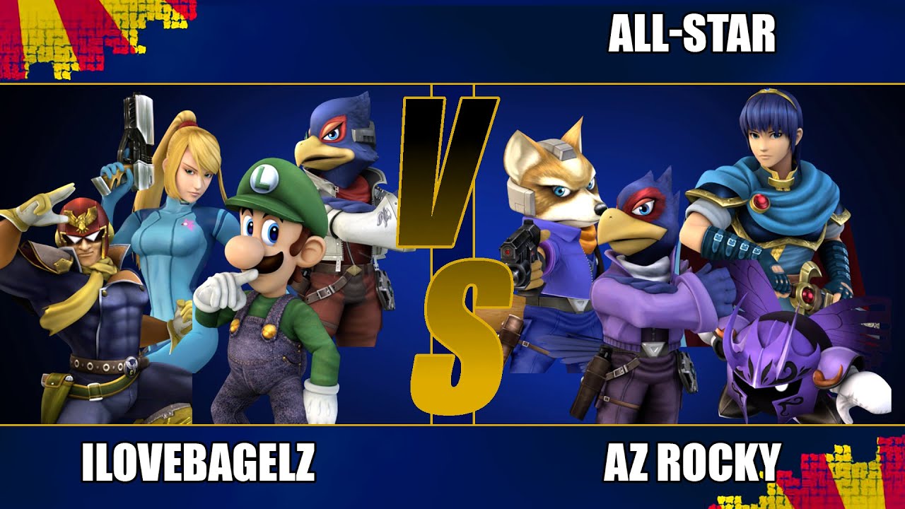 PMana 33 All Star: ilovebagelz (Luigi,Falcon,ZSS,Falco) vs AZRocky (Falco,Fox,Marth,MK) Winners Qrts