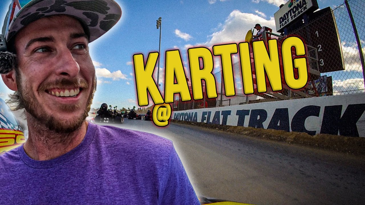 Аварии, драма и хаос на трассе KART Flat Track | Daytona Speedway