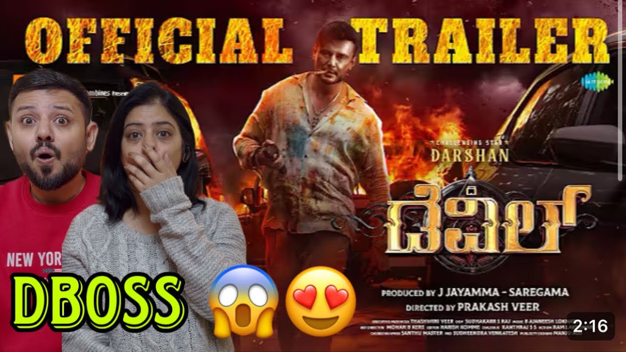 The Devil - Official Trailer Reaction | Darshan, Rachana Rai | Prakash Veer | B Ajaneesh Loknath