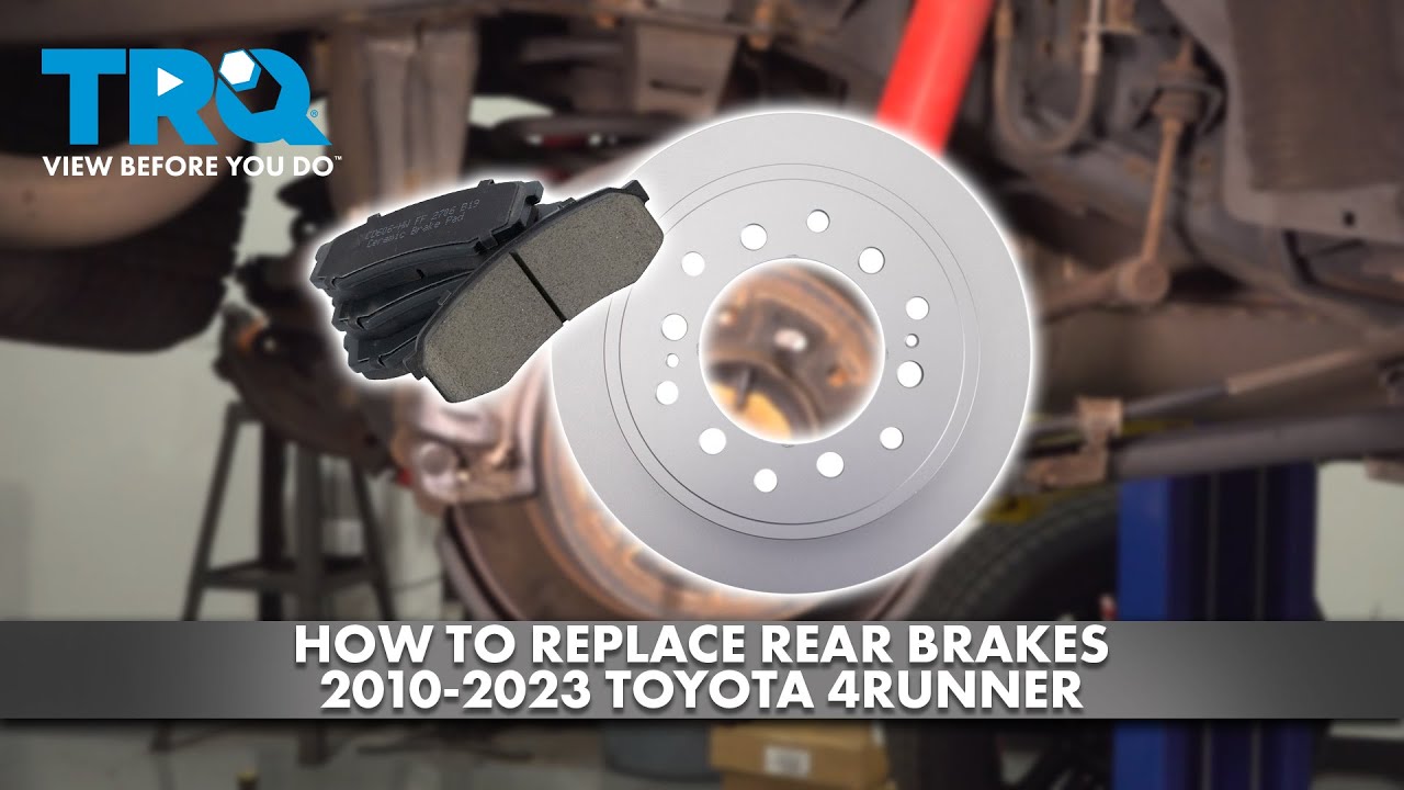 Как заменить задние тормоза на Toyota 4Runner 2010-2023 годов