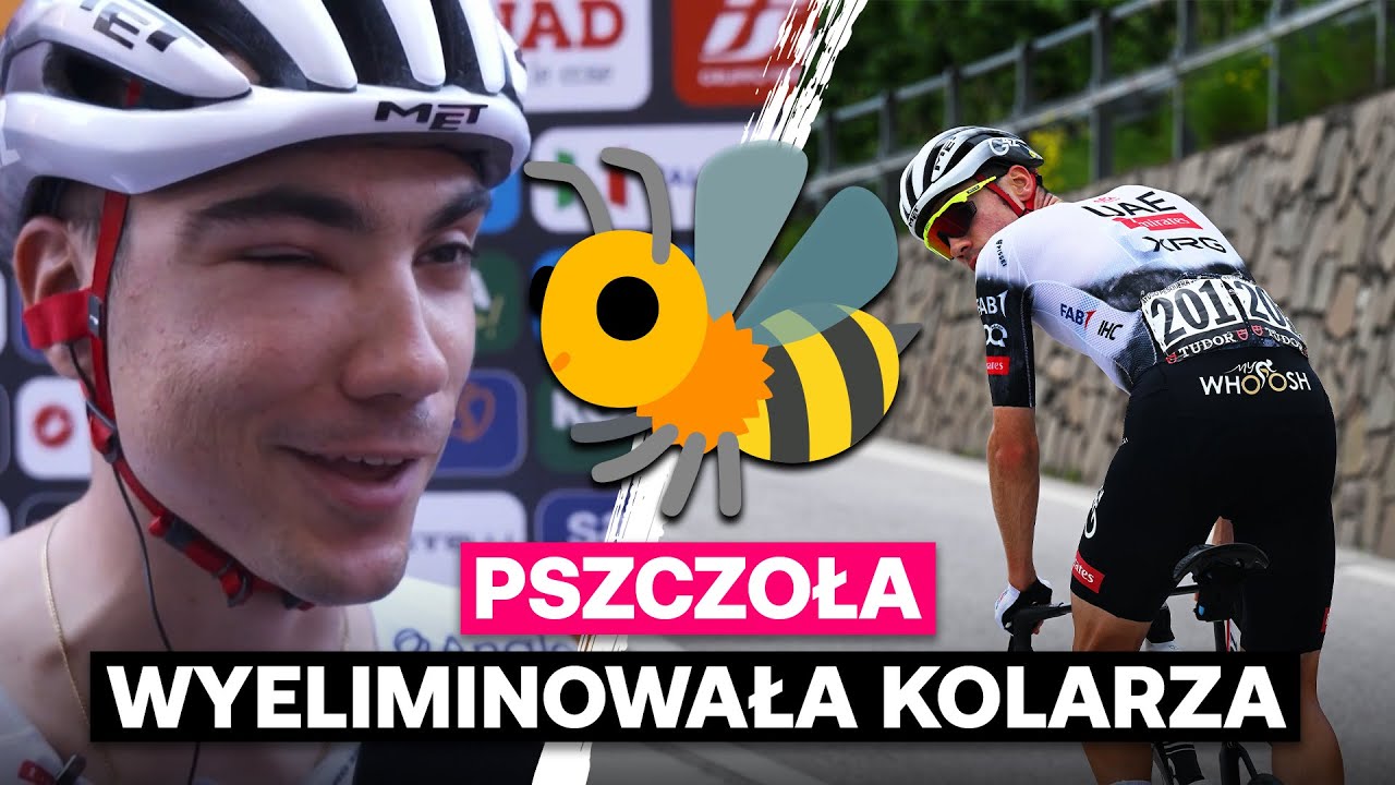 Widział tylko na JEDNO OKO 👁️ Skrót 18. etapu Giro d'Italia 2025