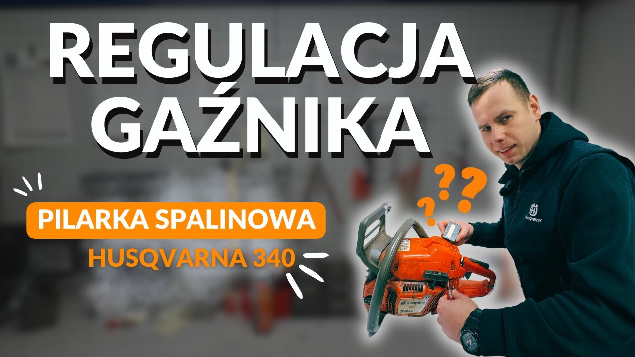 Regulacja gaźnika pilarki spalinowej!