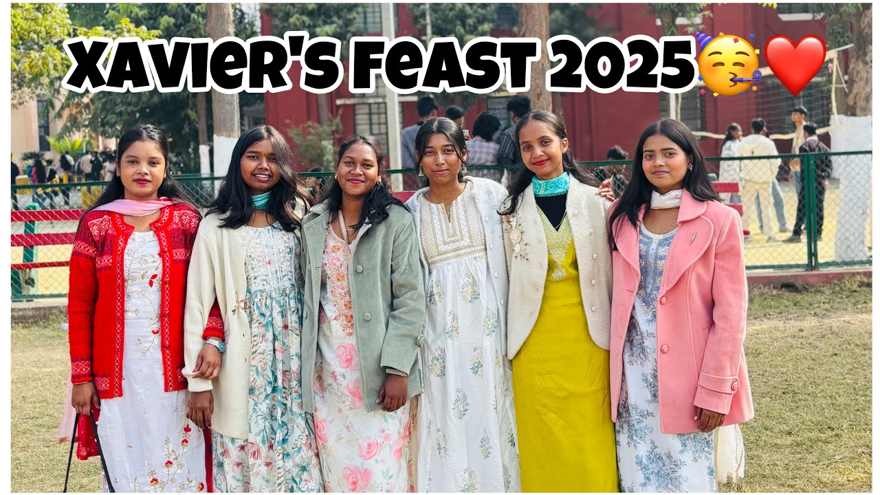 Xavier’s Feast 2025🥳❤️Full masti with my beautiful Friends 💐🤌#subscribe #supportmychannel #share