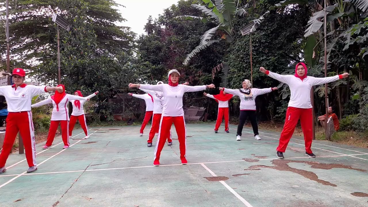 senam pemanasan SLJS (senam lansia jantung sehat) #senamibuibu parahita