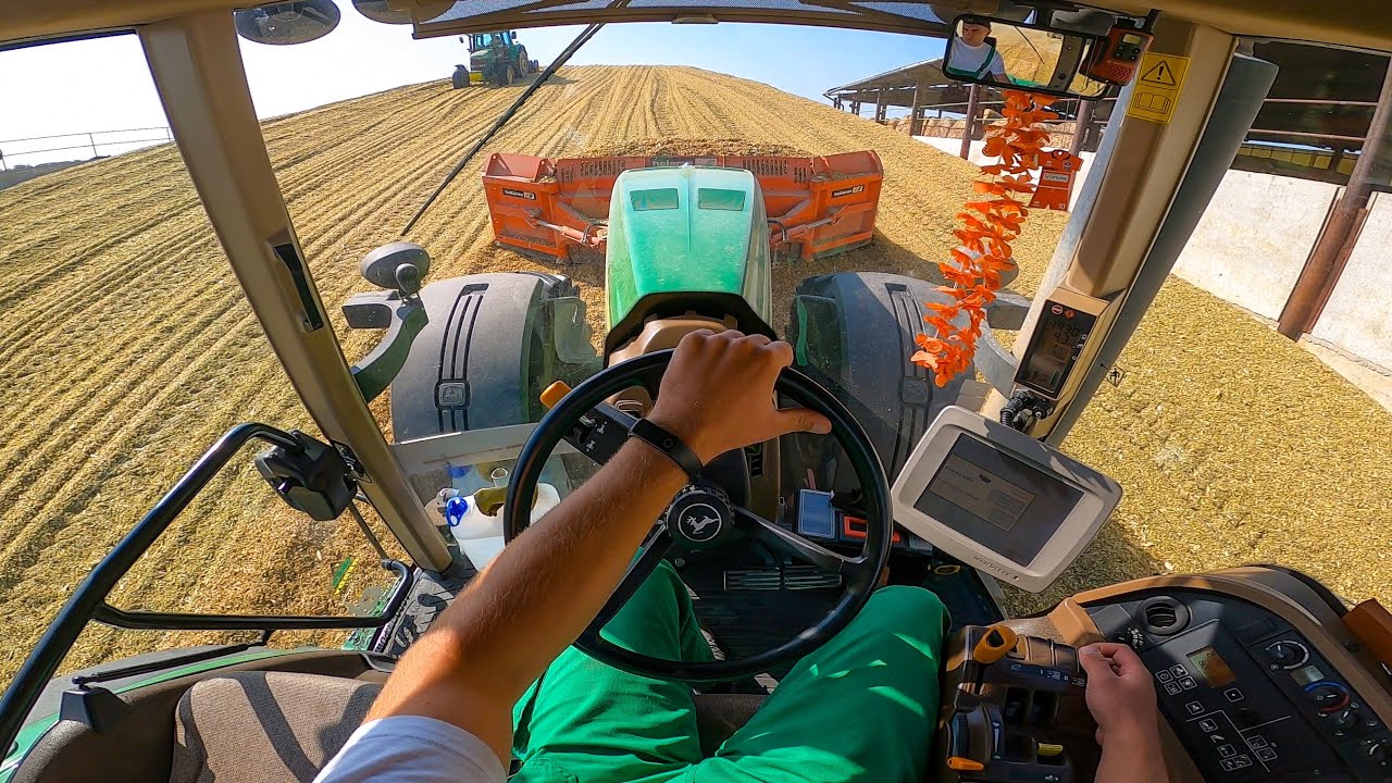 POV Maize Silage 2020🌽 John Deere 8530 + Holaras 🚜