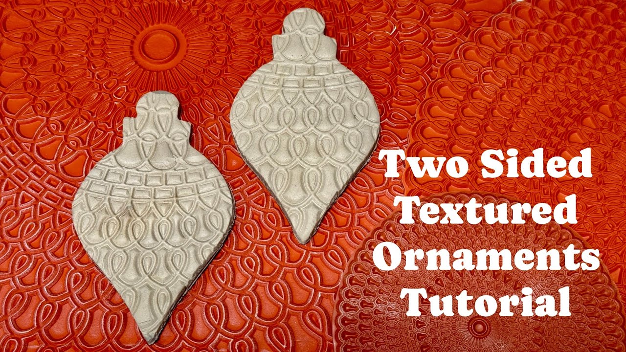 Two Sided Texture Ornaments