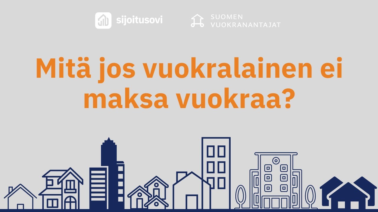 Mit&auml; tehd&auml;, kun vuokralainen ei maksa vuokraa?