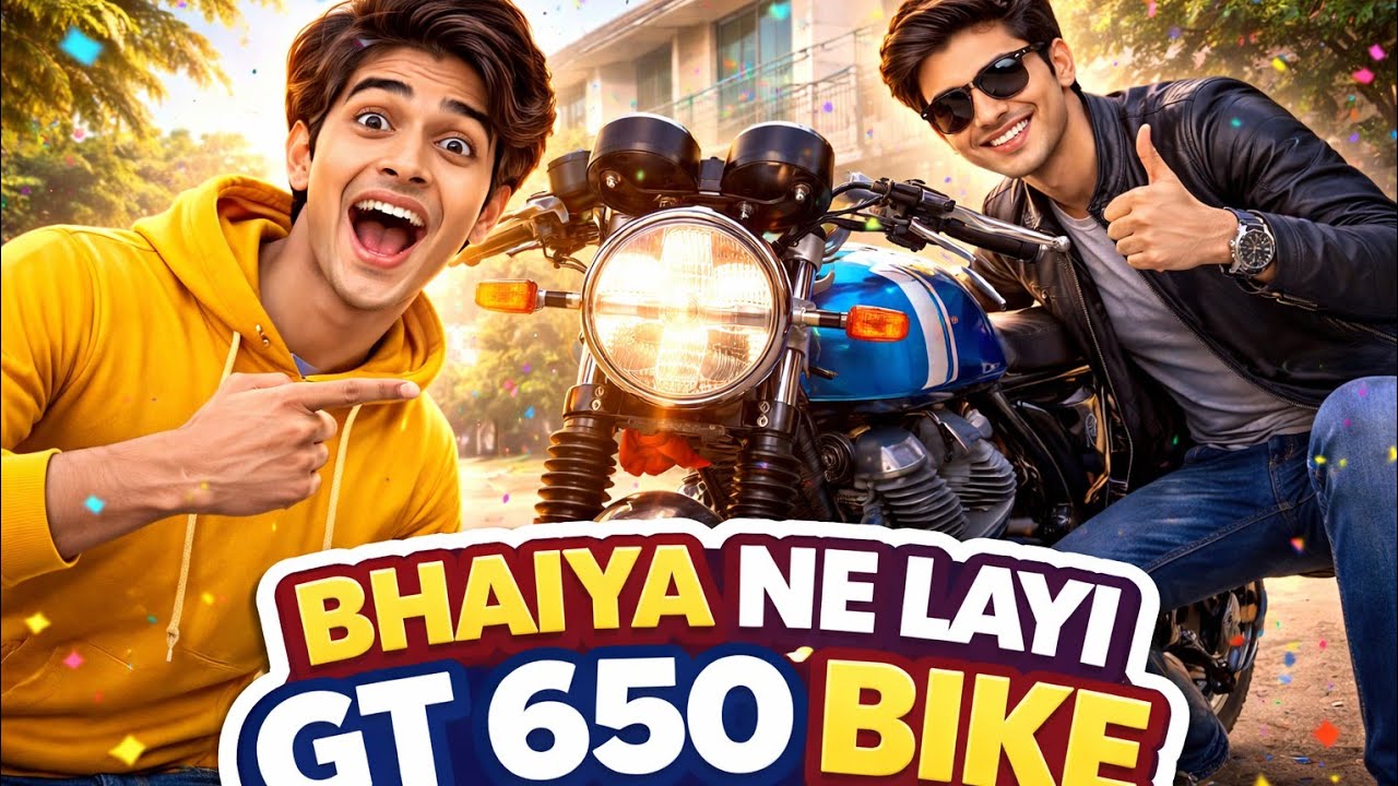  भैया ने लाई CONTINENTAL GT 650 bike 🏍️#viral#gt650#bike #royalenfield #trending #viralvideo #trend 