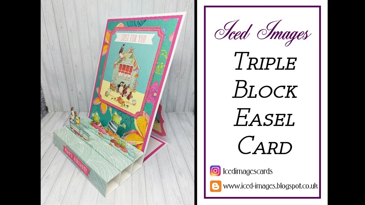 Triple Block Easel Card