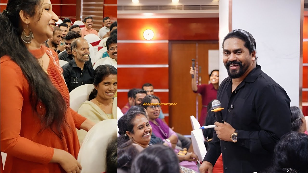 ഉറങ്ങുന്നതിനു മുൻപ് വഴക്ക് തീർക്കണം😁 Abhishad Guruvayoor | Fun | Audience Interaction |