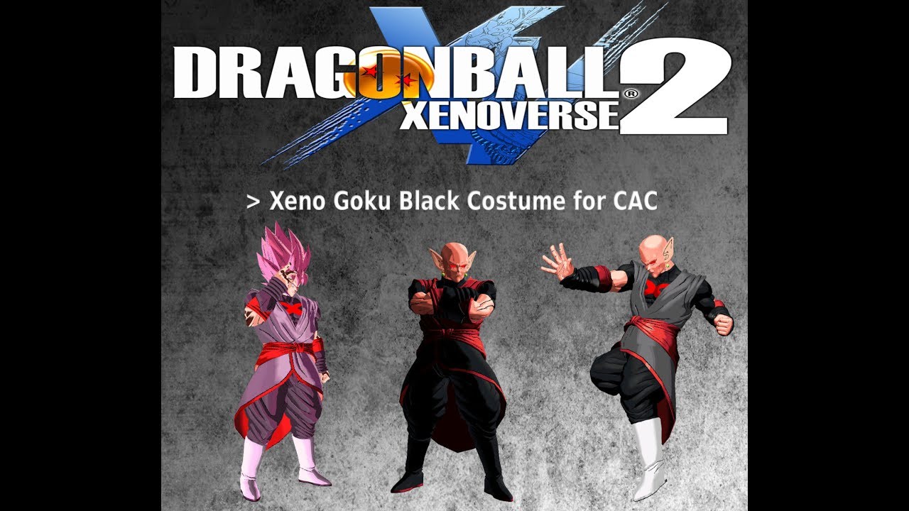 Xenoverse 2 Mod Showcase Xeno Goku Black Costume X2m Version