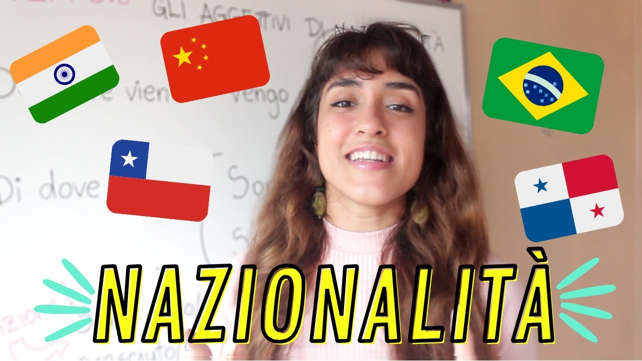 Como falar as NACIONALIDADES em italiano?