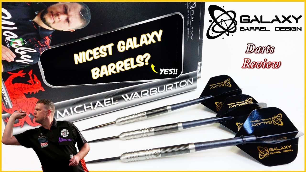 Galaxy Barrel Design MICHAEL WARBURTON Darts Review