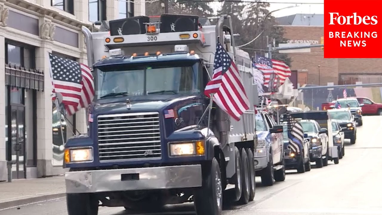 HAPPENING NOW: US Freedom Convoy Heads To Washington, DC