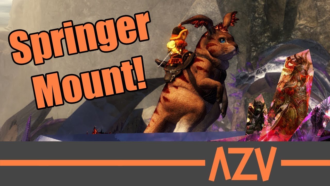 🐰 How to unlock the Springer Mount! 🐰 | 🔥 GW2: Path of Fire 🔥