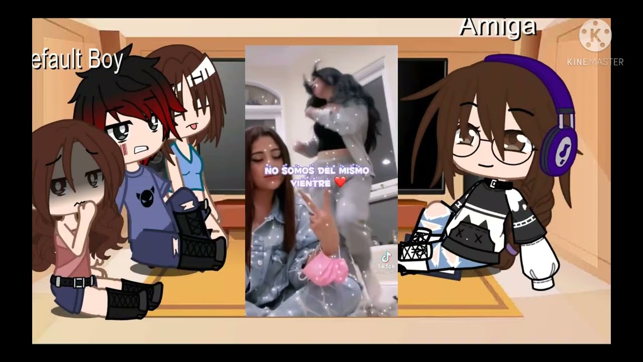 ||mis ex amigos reaccionan a mis tik toks favoritos||gacha club||perdón si esta muy corto