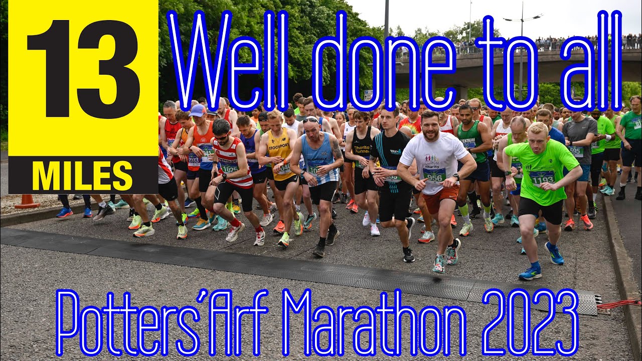 Potters'Arf marathon 2023 Hanley Stoke on Trent