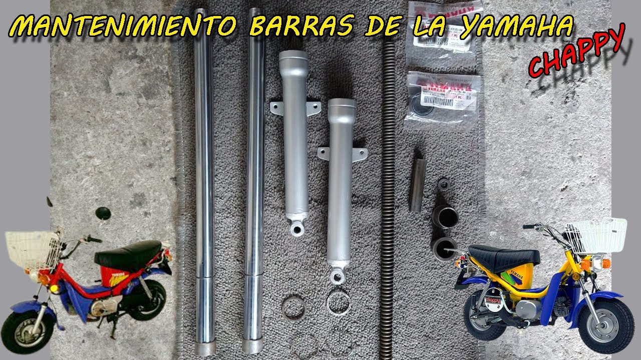 MANTENIMIENTO BARRAS YAMAHA CHAPPY  ||  COMO DESARMAR BARRAS DE LA YAMAHA CHAPPY LB 80