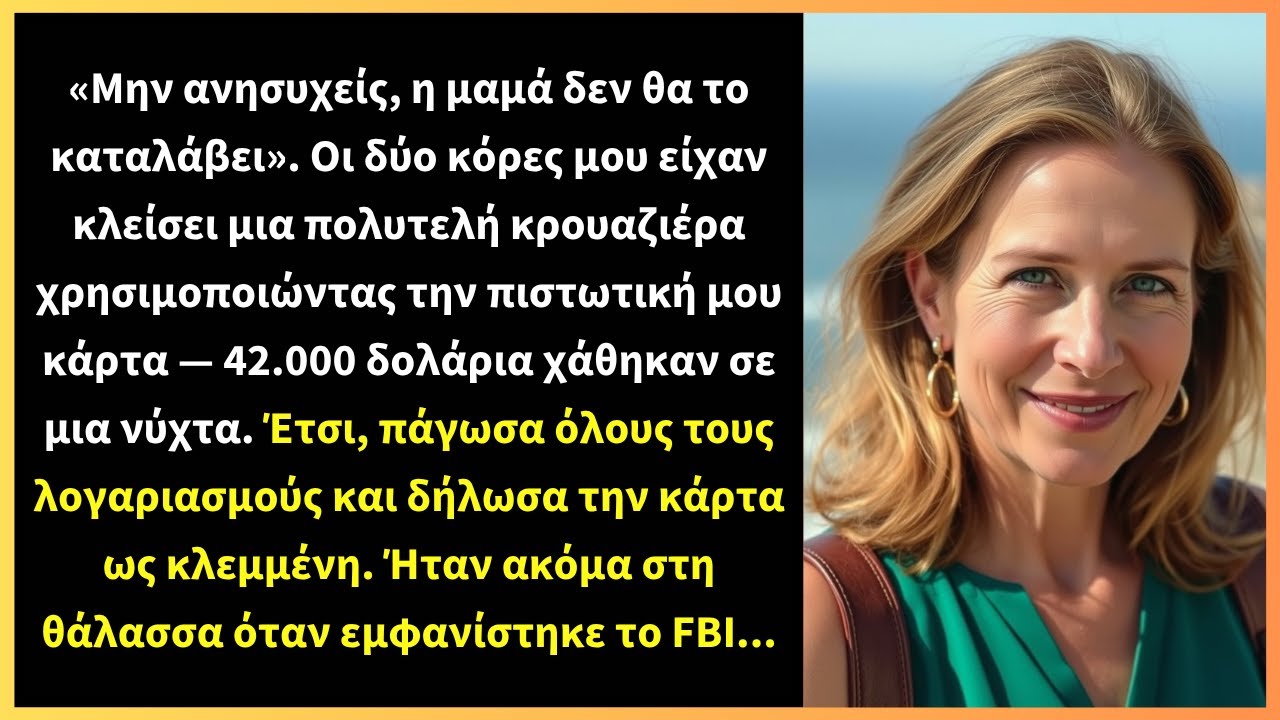 «Μην ανησυχείς, η μαμά δεν θα το καταλάβει». Οι δύο κόρες μου είχαν κλείσει μια πολυτελή κρουαζιέρα