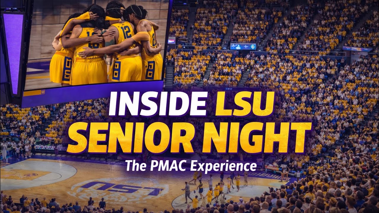 Inside LSU Senior Night 💜 | The PMAC Experience vs Tennessee