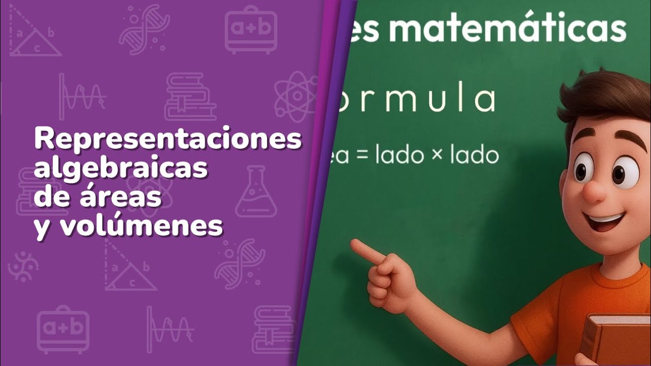 Representaciones algebraicas de áreas y volúmenes • SYPC • 3º grado | Video académico