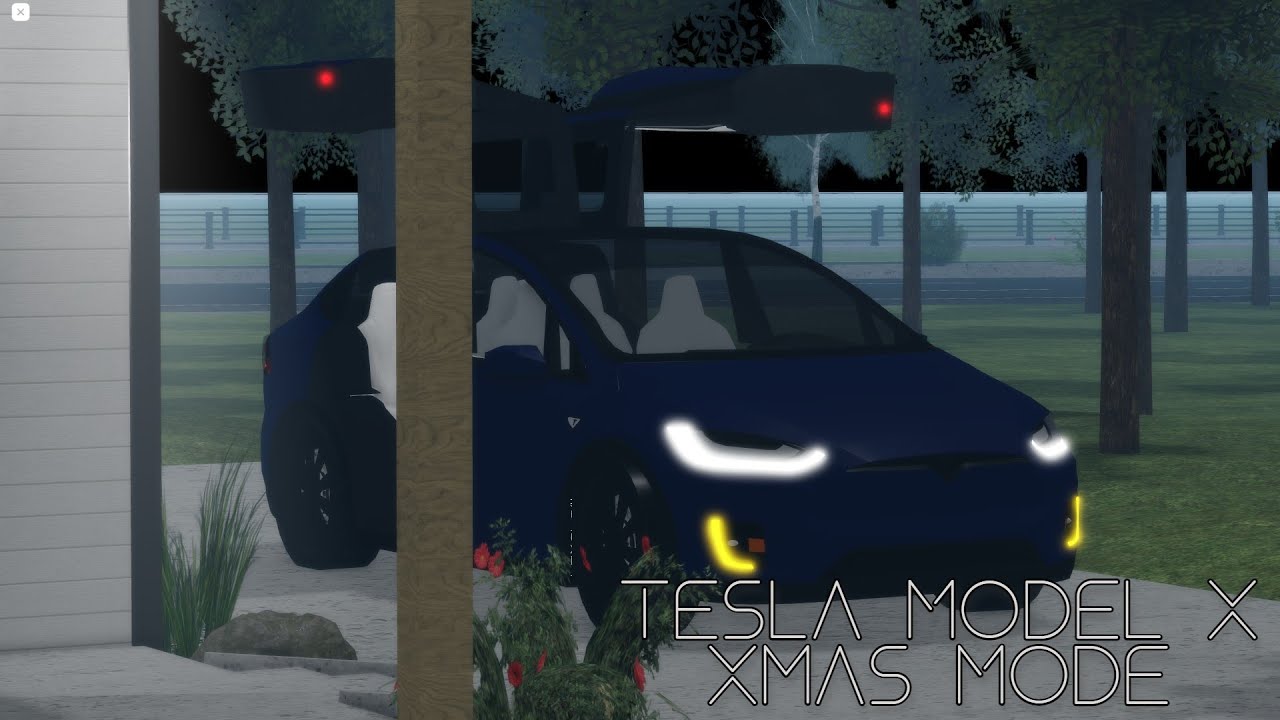ROBLOX | Tesla Model X Xmas Mode!