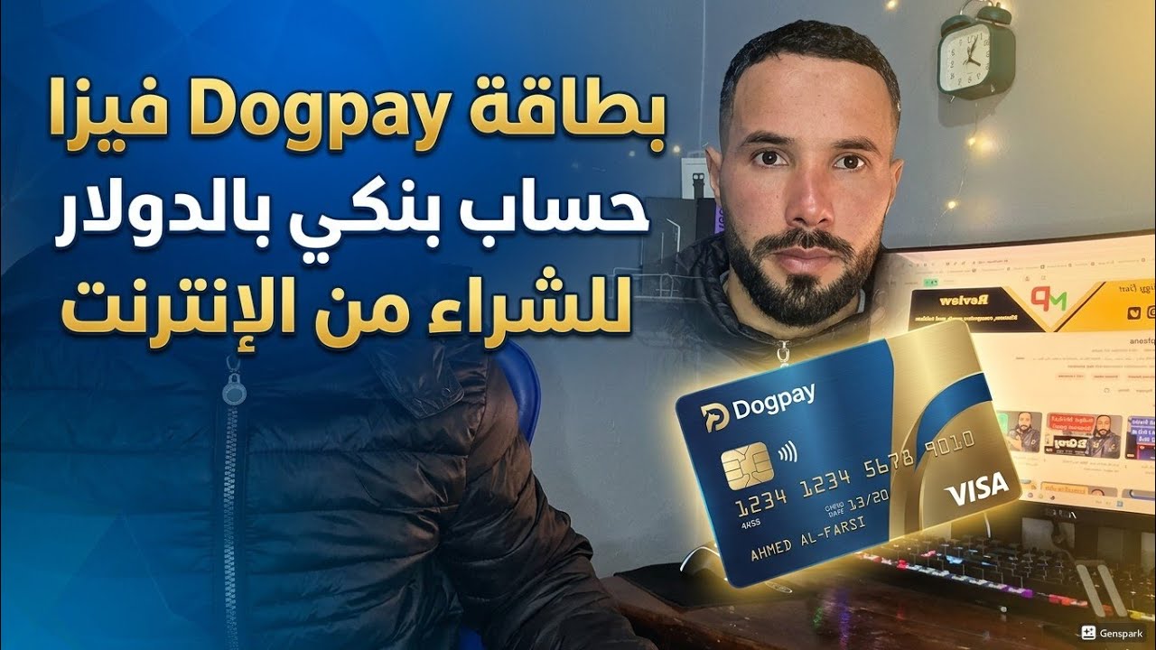 شرح كامل بطاقة Dogpay Visa | طريقة الحصول عليها وتفعيلها بسهولة و طلب حساب بنكي بعملة دولار 
