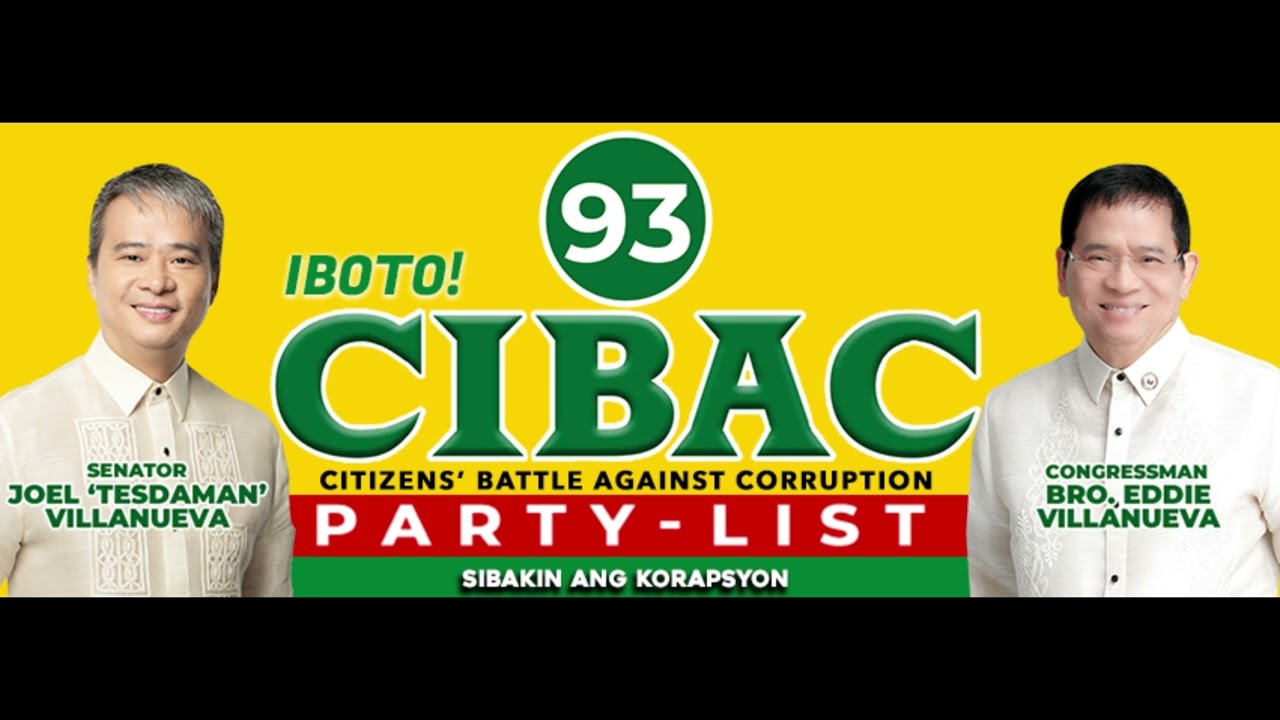 #93 CIBAC PARTYLIST CAMPAIGN JINGLE - VOLTES 5 (ELECTION 2025)