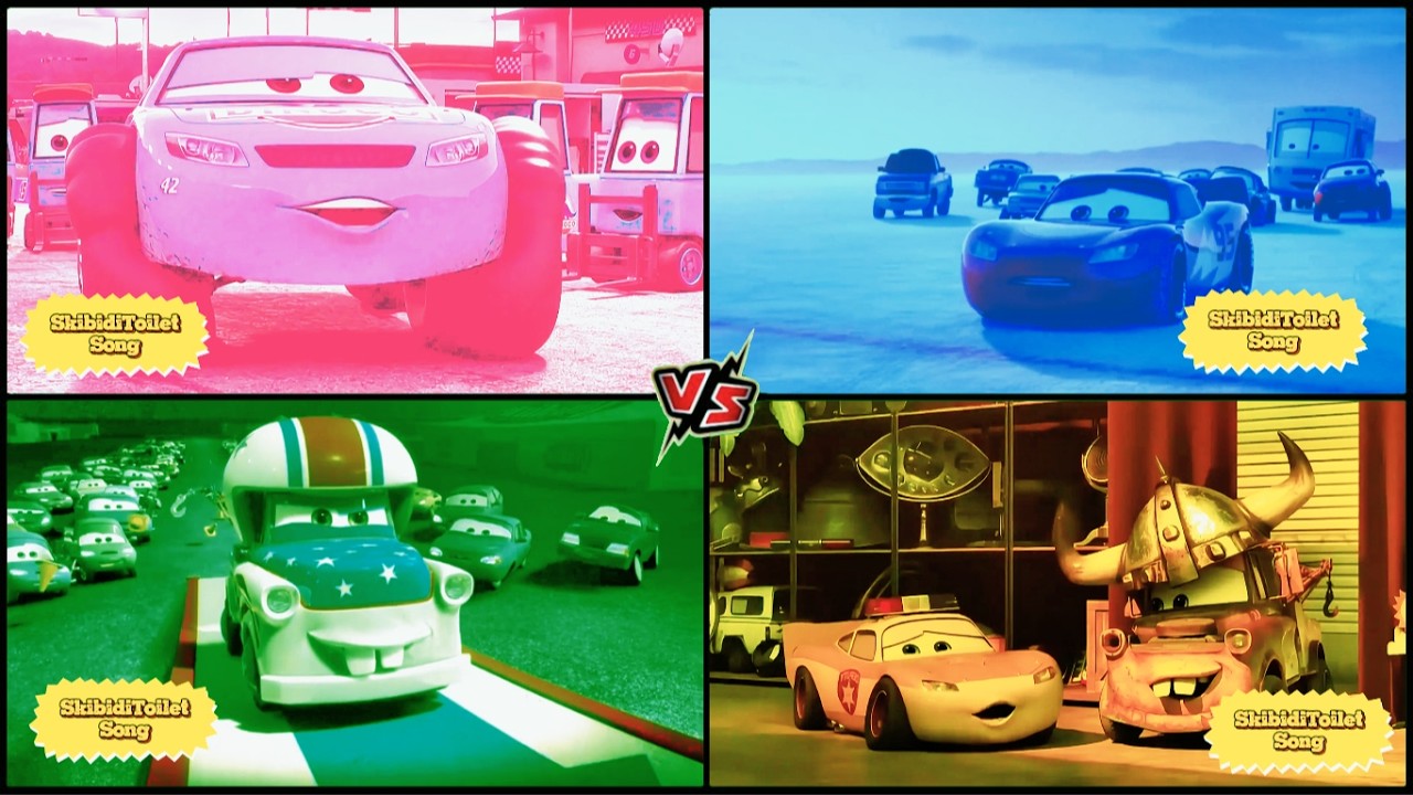 Lightning McQueen Eater - Skibidi Toilet VS Sigma Boy Song (COVER)