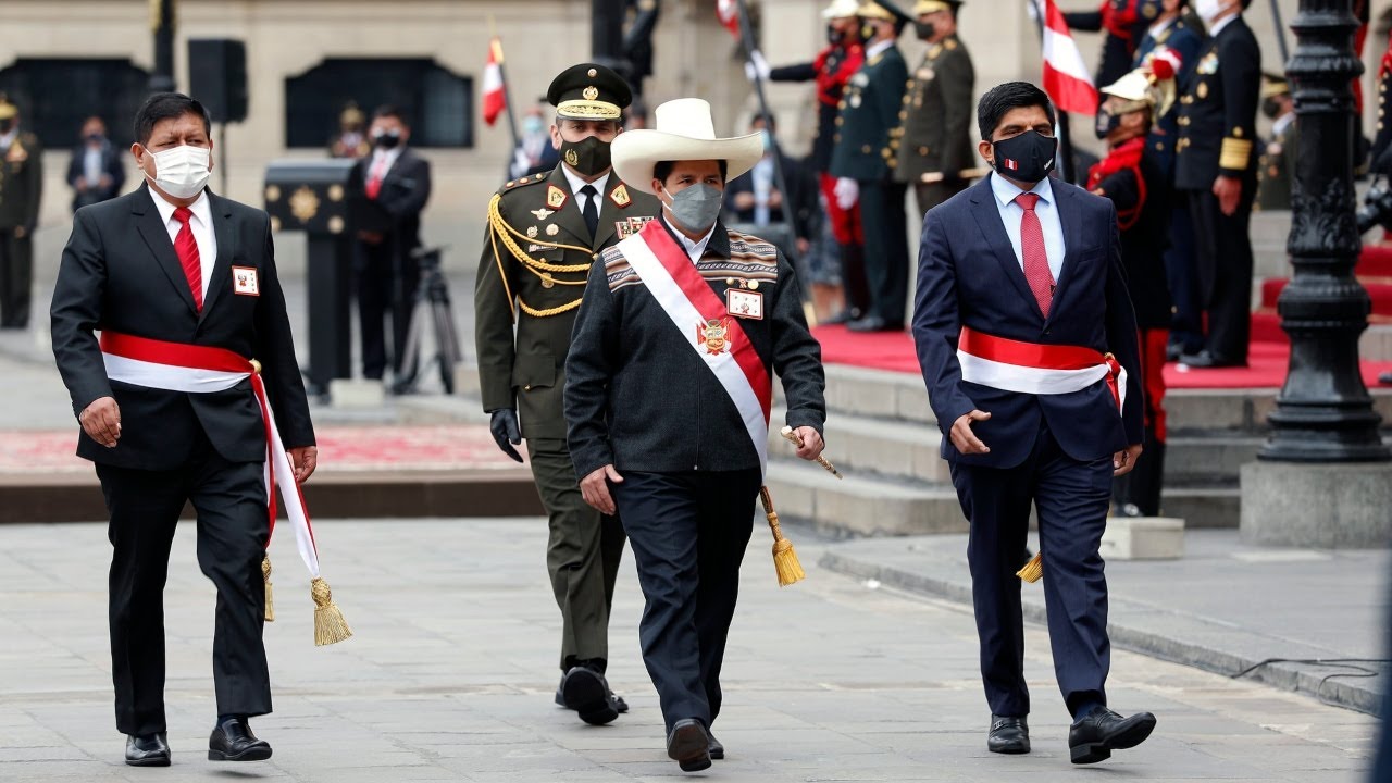 Reconocimiento del Presidente Pedro Castillo como jefe supremo de la Fuerzas Armadas y PNP