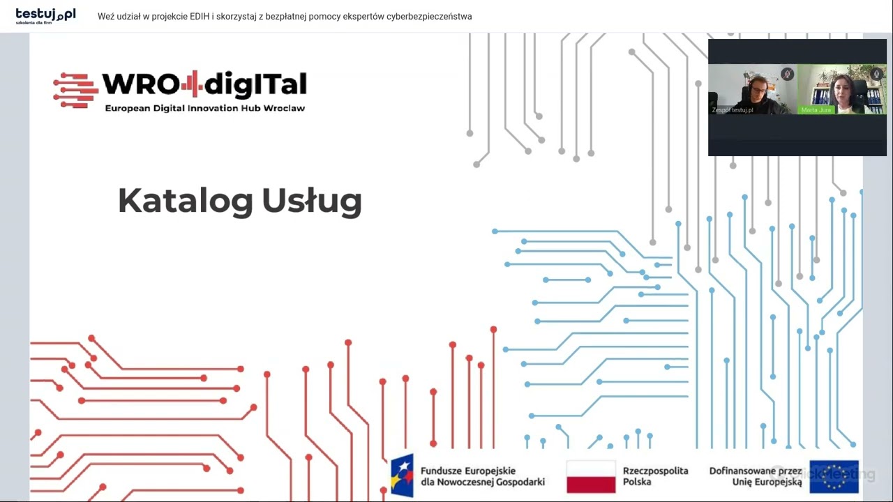 Weź udział w projekcie EDIH i skorzystaj z bezpłatnej pomocy ekspertów Cyberbezpieczeństwa